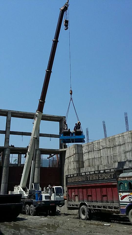 equipment erection